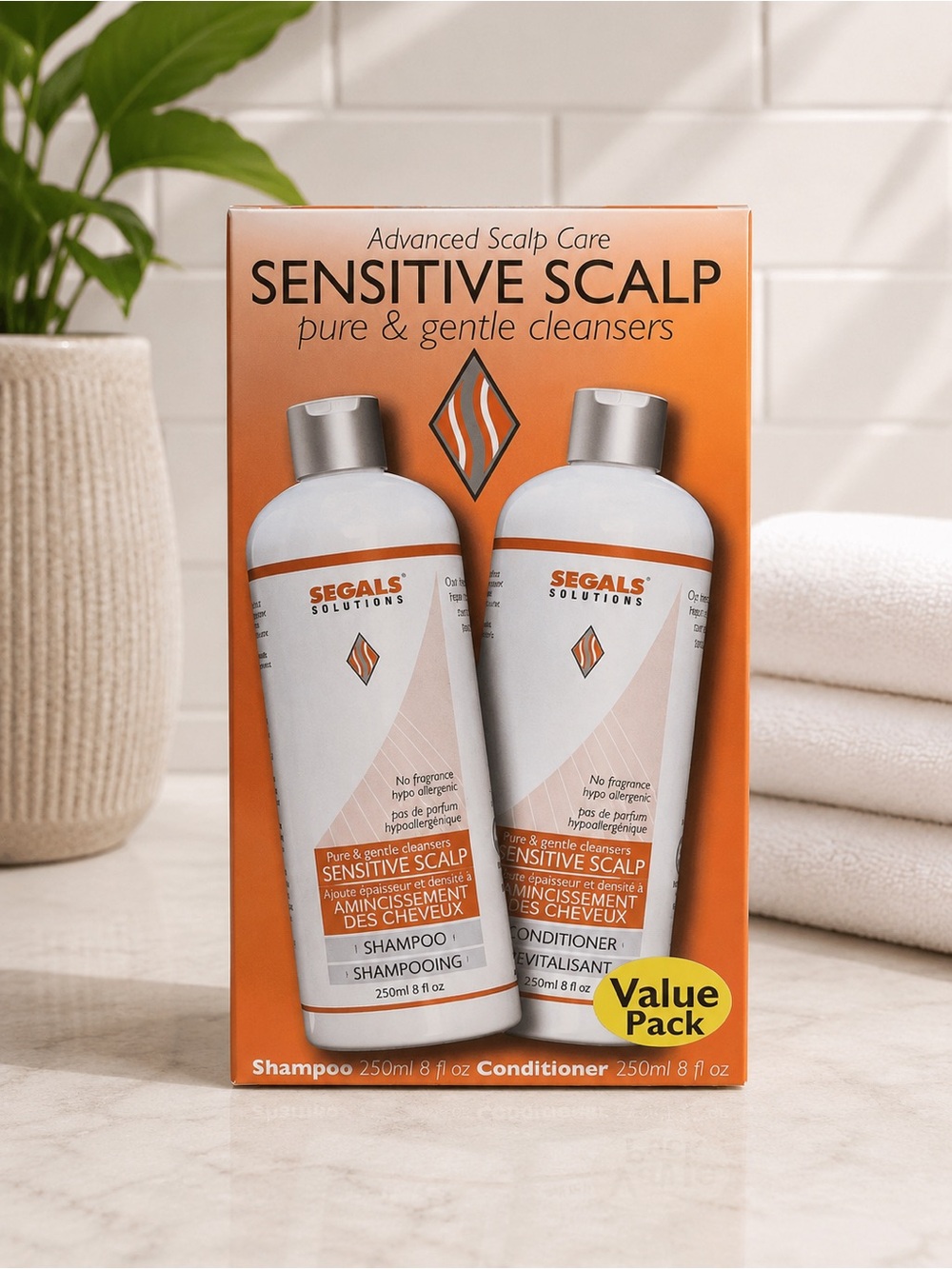 Segals Sensitive Scalp Shampoo & Conditioner Value Pack 250ml Duo